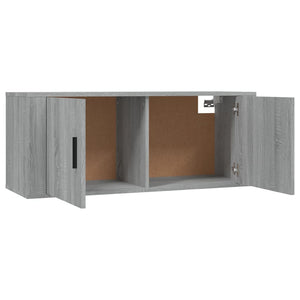 TV-Wandschränke Grau Sonoma 3er-Set 100 cm