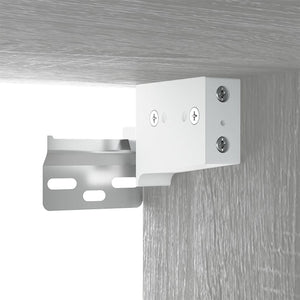TV-Wandschränke Grau Sonoma 3er-Set 100 cm