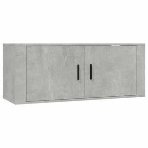 8-tlg. TV-Schrank-Set Betongrau Holzwerkstoff