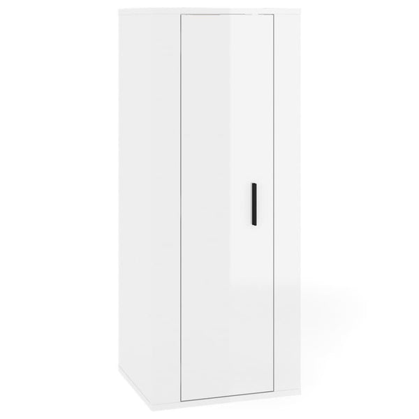 TV-Schrank Set Hochglanz Weiß
