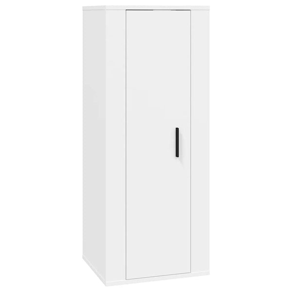 2-tlg. TV-Schrank-Set Weiß Holzwerkstoff
