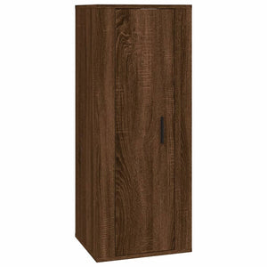 3-tlg TV-Schrank-Set Braun Eichen-Optik