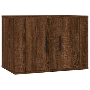 TV-Schrank-Set, 4-teilig, Braun Eiche