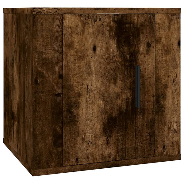 8-tlg. TV-Schrank-Set Räuchereiche Holzwerkstoff