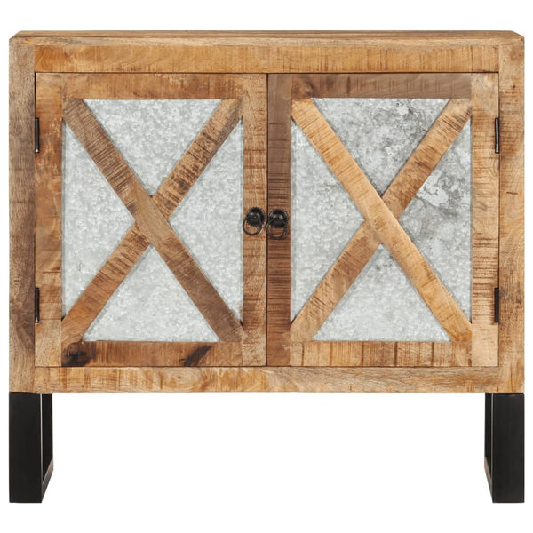 Sideboard aus Mangoholz und Metall, 80 cm