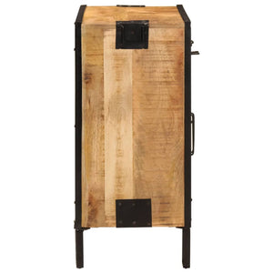 Sideboard aus Mangoholz und Metall, 80 cm