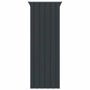 Voliere Anthrazit 115x78x200 cm Verzinkter Stahl