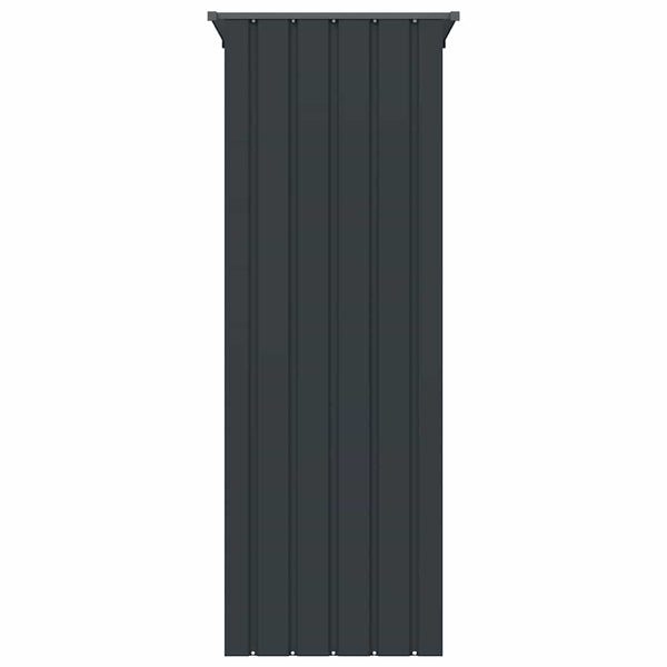Voliere Anthrazit 115x78x200 cm Verzinkter Stahl
