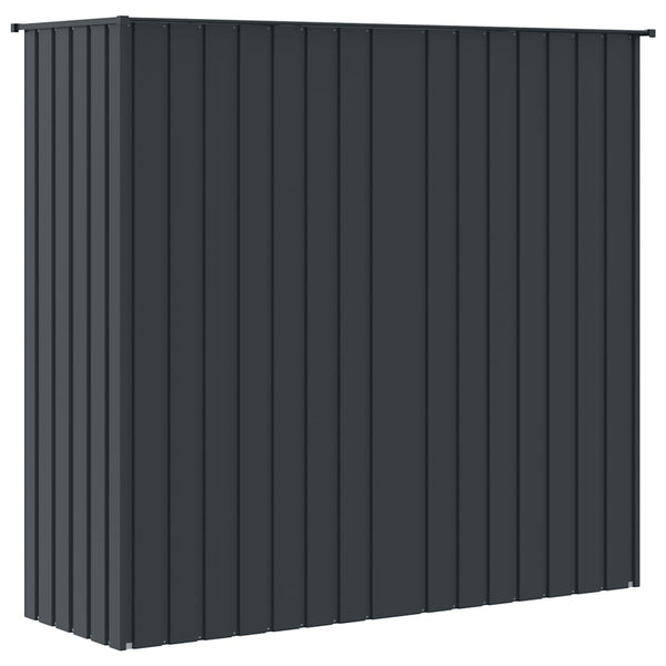 Voliere Anthrazit 215x78x200 cm Verzinkter Stahl