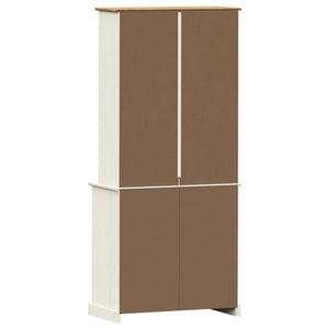 Highboard VIGO Weiß Kiefer Massivholz 78x175cm