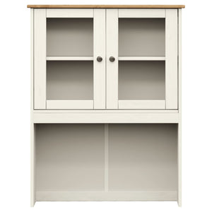 Highboard VIGO Weiß Kiefer Massivholz 78x175cm