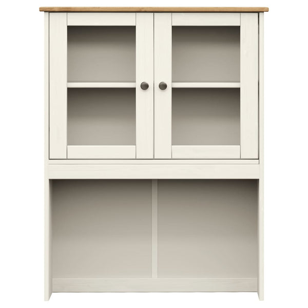 Highboard VIGO Weiß Kiefer Massivholz 78x175cm