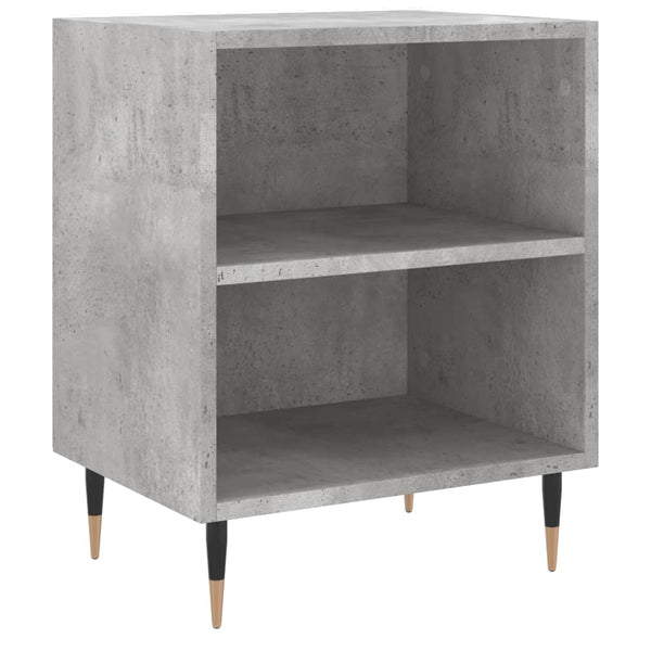 vidaXL Tables de chevet 2 pcs Gris béton 40x30x50 cm Bois d'ingénierie