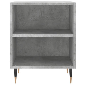 vidaXL Tables de chevet 2 pcs Gris béton 40x30x50 cm Bois d'ingénierie