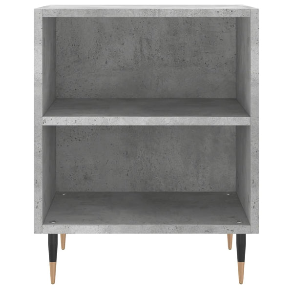 vidaXL Tables de chevet 2 pcs Gris béton 40x30x50 cm Bois d'ingénierie