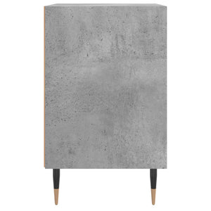 vidaXL Tables de chevet 2 pcs Gris béton 40x30x50 cm Bois d'ingénierie