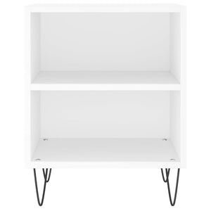 Nachttische 2er Set Weiß 40x30x50 cm