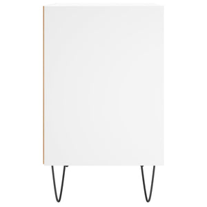 Nachttische 2er Set Weiß 40x30x50 cm