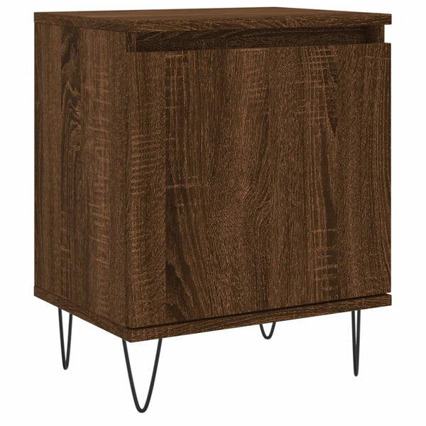 Nachttisch Braun Eichenoptik 40x30x50 cm
