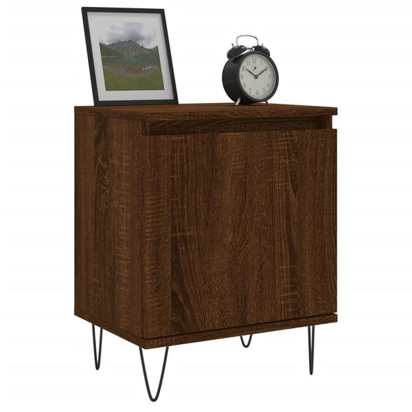 Nachttisch Braun Eichenoptik 40x30x50 cm