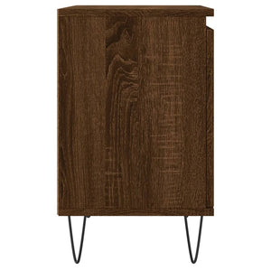 Nachttisch Braun Eichenoptik 40x30x50 cm