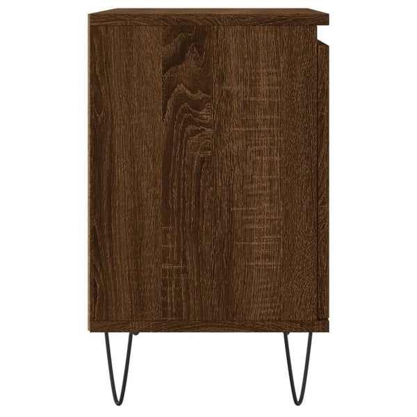 Nachttisch Braun Eichenoptik 40x30x50 cm