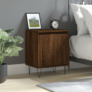 Nachttisch Braun Eichenoptik 40x30x50 cm