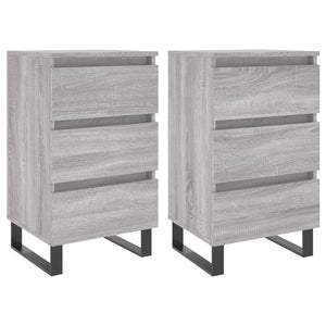 Nachttische Grau Sonoma 2er Set