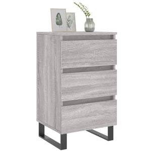 Nachttische Grau Sonoma 2er Set