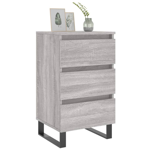 Nachttische Grau Sonoma 2er Set