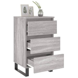 Nachttische Grau Sonoma 2er Set
