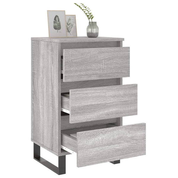 Nachttische Grau Sonoma 2er Set