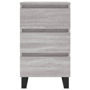 Nachttische Grau Sonoma 2er Set