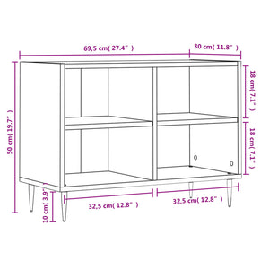 TV-Schrank Betongrau 69,5 cm