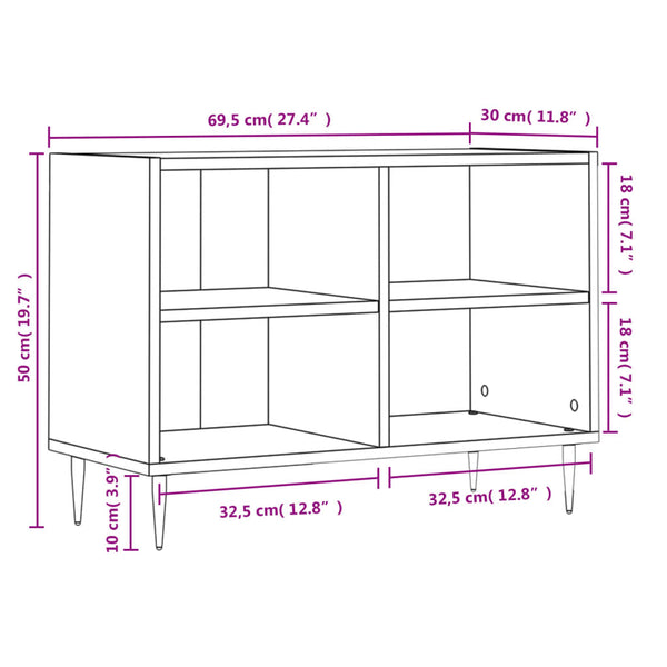 TV-Schrank Grau Sonoma 69,5 cm