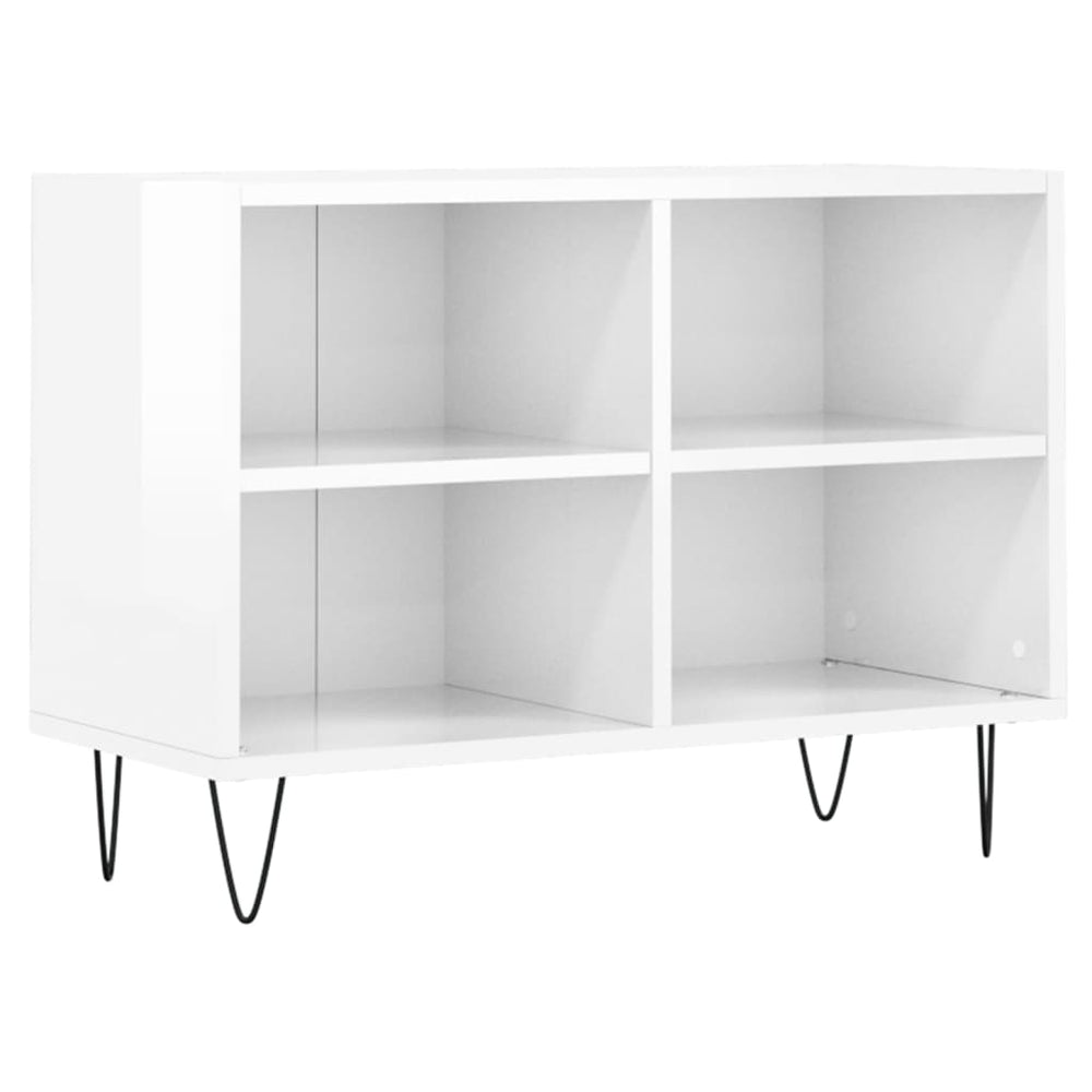 TV-Schrank Hochglanz Weiß 69,5 cm