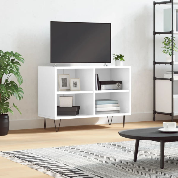 TV-Schrank Hochglanz Weiß 69,5 cm