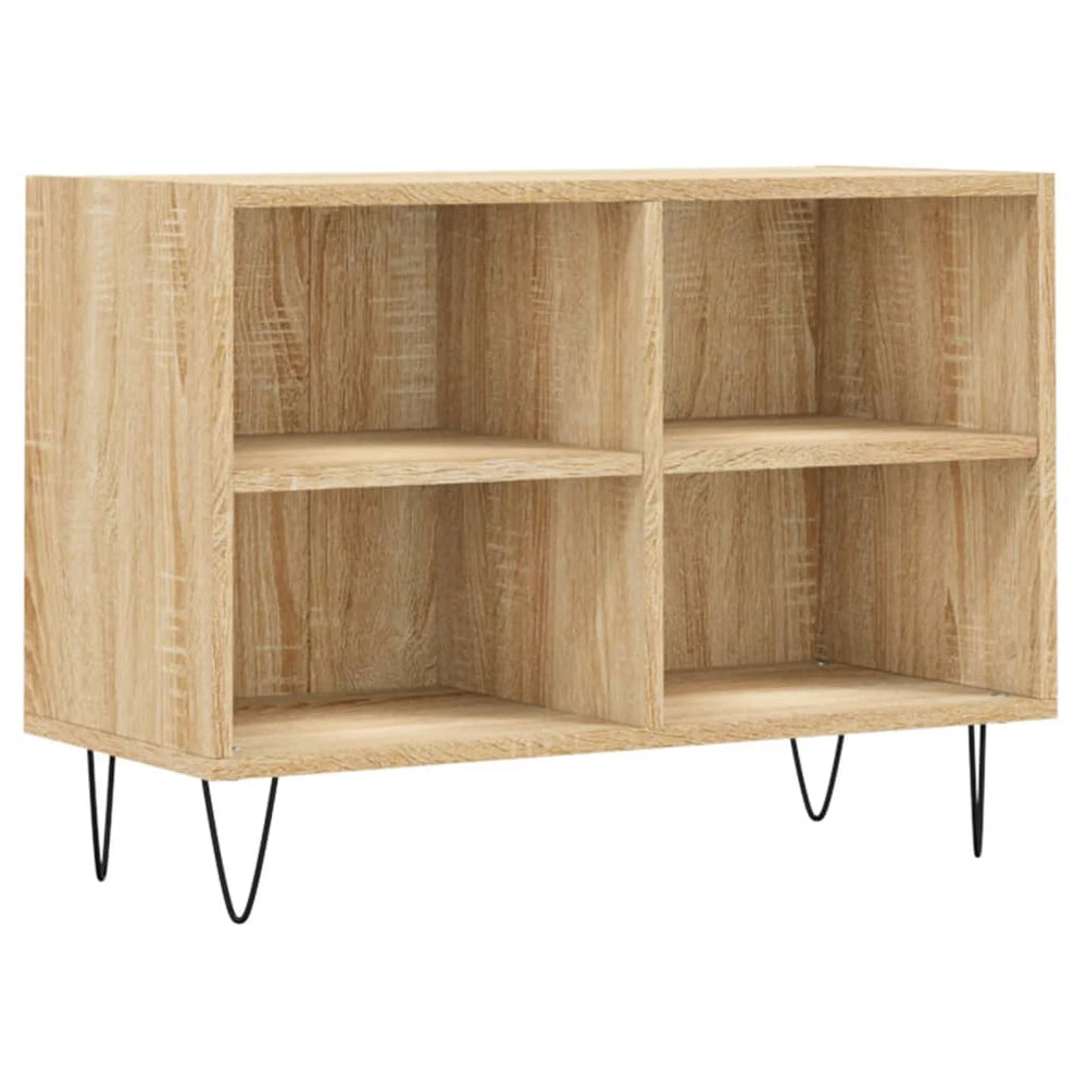 Meuble TV vidaXL chêne Sonoma 69,5x30x50 cm en bois d'ingénierie