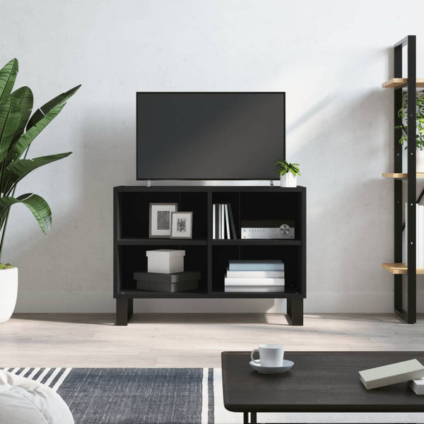 Schwarzer TV-Schrank 69,5 cm