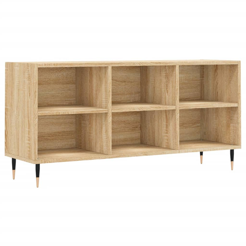 Meuble TV vidaXL chêne Sonoma 103,5x30x50 cm aggloméré