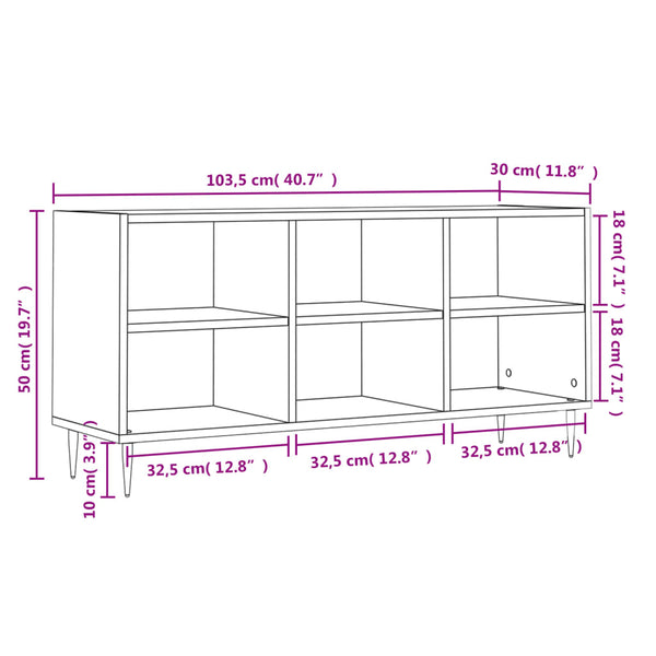 TV-Schrank Sonoma-Eiche 103,5 cm
