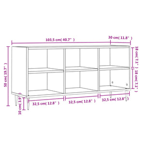 TV-Schrank Räuchereiche 103,5 cm