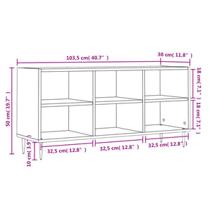 TV-Schrank Grau Sonoma 103,5 cm