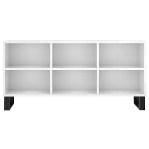 TV-Schrank Hochglanz Weiß 103,5 cm