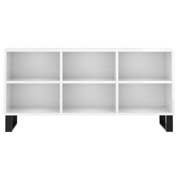 TV-Schrank Hochglanz Weiß 103,5 cm