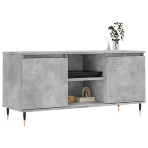 Betongrauer TV-Schrank 104 cm