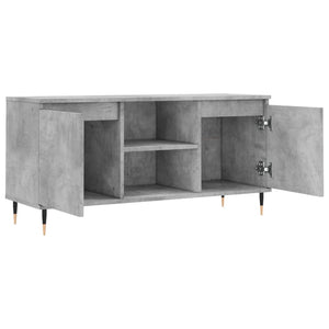 Betongrauer TV-Schrank 104 cm