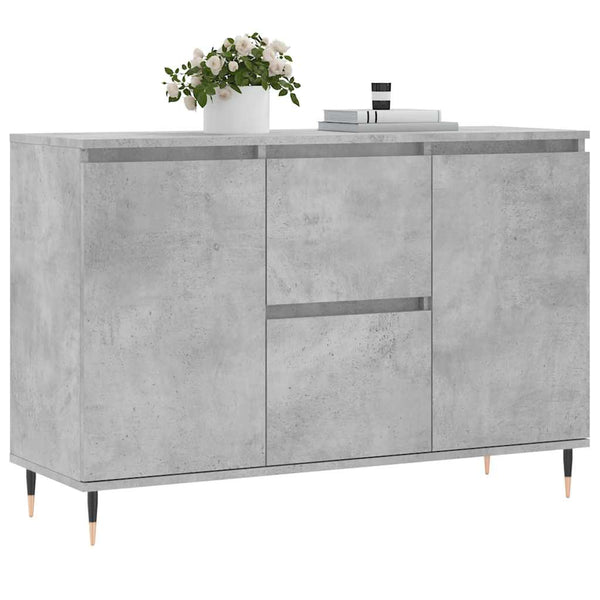 Betongraues Sideboard 101,5 cm