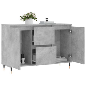 Betongraues Sideboard 101,5 cm
