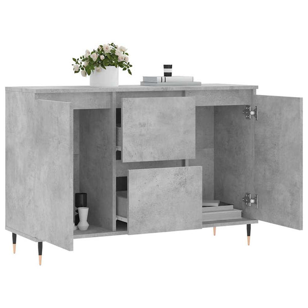 Betongraues Sideboard 101,5 cm